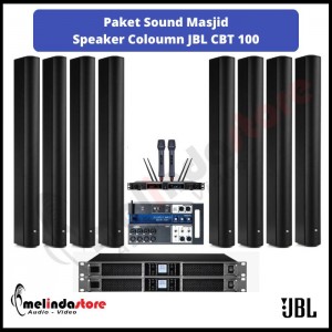 Paket Sound System Indoor Masjid JBL CBT100 LA | 8 Speaker